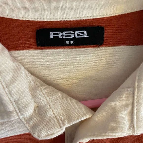 RSQ Red and White Stripes Shirt ❤️ - Picture 3 of 4